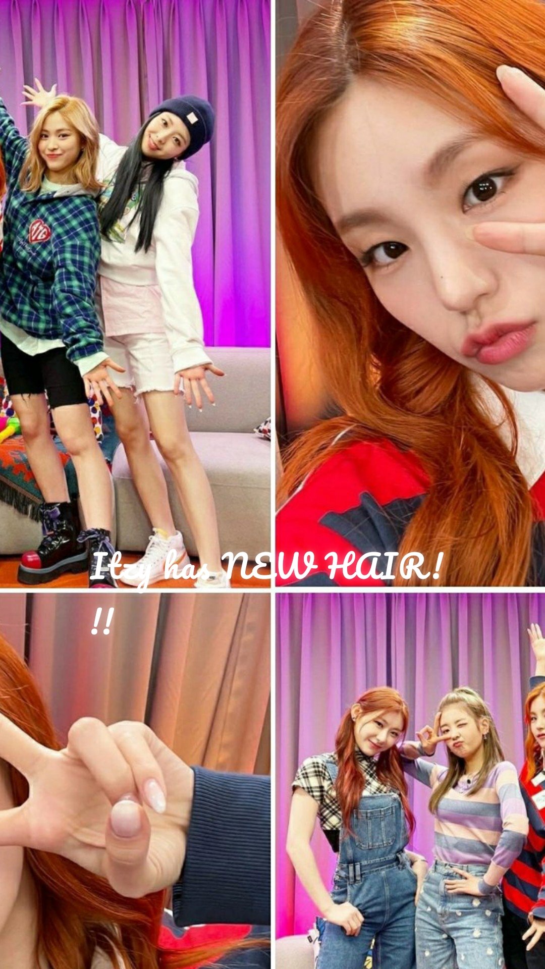 Itzy has NEW HAIR!
!!